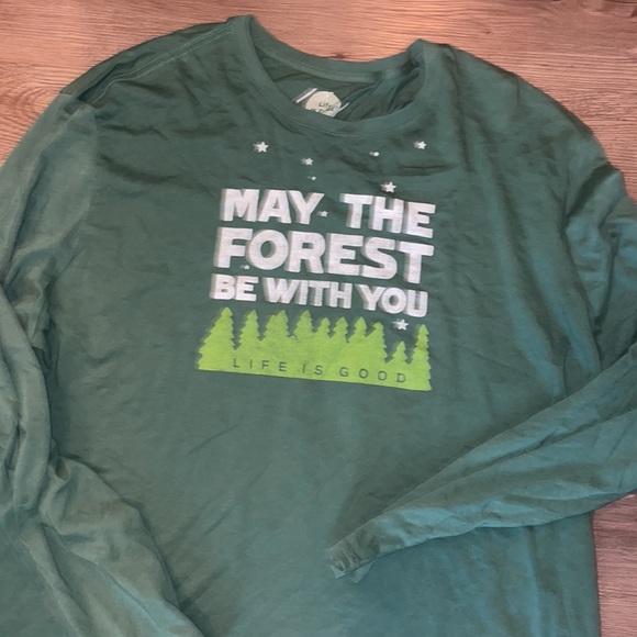 Life is Good Smooth Tee May the forest be with you - Picture 6 of 6